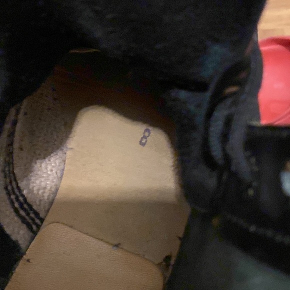 Dr. Martens Black Leather Boots with Yellow Stitching. Size 8 . Made in England - Picture 10 of 11